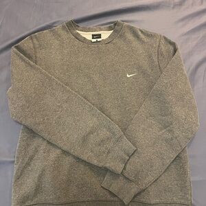 Nike Men's Classic Gray Crewneck Sweater